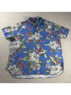 Polo Ralph Lauren Custom Fit Floral Linen Blend Pullover Shirt Men’s Size XXL